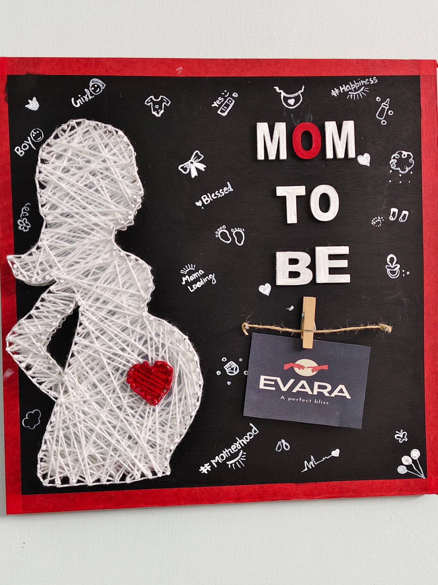 Mom-To-Be String Art by EVARA
